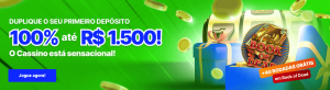 Betmaster Casino Bônus | 1º Depósito DUPLICADO até R$1500