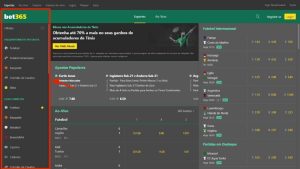 Aposta Multipla Bet365 | Menu de Esportes Desktop
